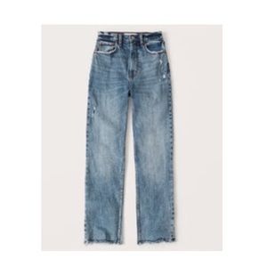 Abercrombie 90’s Ultra High Rise Straight Jeans